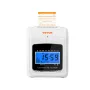 Time Card Time Clock Attendance Recorder with 102 Cardboard Cards 1 Badge Tape Timetable Arrival Departure 3 Teams 6 Punches/Day