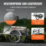 Bike Cargo Trailer, 275 lbs/124.7 kg Load Capacity, Heavy-Duty Bicycle Wagon Cart, Foldable Compact Storage & Quick Release with