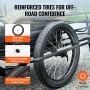 Bike Cargo Trailer, 275 lbs/124.7 kg Load Capacity, Heavy-Duty Bicycle Wagon Cart, Foldable Compact Storage & Quick Release with