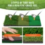 Golf Net, 10x7ft All in 1 Golf Practice Net, Indoor Outdoor Home Golf Swing Training, Golf Hitting Aid Net with Target/Turf Mat/
