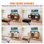 Rattan TV Stand, Boho TV -kabinet til 55 tommer TV, Mid Century