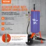10 gallon tunge sandblaster 60-110 psi med 2 dyser & 7,5ft