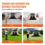 Golf Net, 10x7ft Golf Practice Net, Indoor Outdoor Home Golf Swing Training, Golf Hitting Aid Net with Target and Carry Bag, for