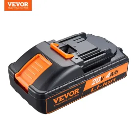20V 4Ah Lithium Battery Pack Replacement for VEVOR 20V Power Tools Battery