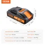 20V 4.0Ah Lithium-Ion Battery - High-Capacity Replacement Battery Pack for Power Tools Batteries, Compatible with 20V Cordless P