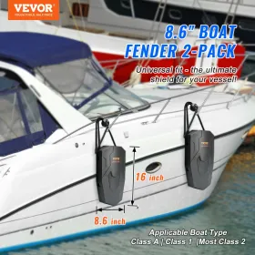 Boat Fenders Bumpers for Docking 2 Pack EVA Boat Accessories Bumper Buoys