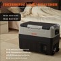 Portable Car Refrigerator Freezer Compressor 58Qt Dual Zone for Car Home