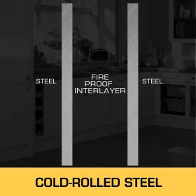 lon Safety Cabinet 16.9" X 16.9" X 18.1" Hazardous Hinges Manual Hot