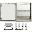 NEMA Steel Enclosure, 24 x 20 x 9\'\' NEMA 4X Fiberglass Electrical Box, IP66 Waterproof & Dustproof, Outdoor/Indoor Electrical
