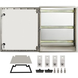 NEMA Steel Enclosure, 24 x 20 x 9\'\' NEMA 4X Fiberglass Electrical Box, IP66 Waterproof & Dustproof, Outdoor/Indoor Electrical
