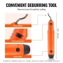 3PCS Tubing Cutter Set - Heavy Duty Pipe Cutter 3/16"-2"OD, Mini Tube Cutter 1/8"-7/8" & Deburring Tool, Professional Ultimate P
