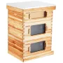 Bee Hive 30 Frame Bee Hives startsæt, bivoksbelagt grantræ, 2
