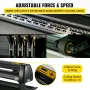 Vinyl Cutter Machine, 34 Inch Paper Feed Cutting Plotter Bundle Adjustable Force & Speed Vinyl Printer, LCD Display Windows Comp