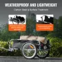 Cykelfragt trailer, 100 lbs belastningskapacitet, tung
