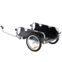 Cykelfragt trailer, 100 lbs belastningskapacitet, tung