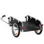 Bike Cargo Trailer, 100 lbs Load Capacity, Heavy-Duty Bicycle Wagon Cart, Foldable Compact Storage & Quick Release with Universa