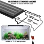 Aquarium Light, 10W Full Spectrum Fish Tank Light with 5 Levels Adjustable Brightness, Adjustable Timer and Power-Off Memory, wi