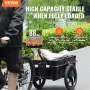 Cykelfragt trailer, 88 lbs belastningskapacitet, tung