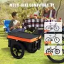Bike Cargo Trailer, 88 lbs/39.9 kg Load Capacity, Heavy-Duty Bicycle Wagon Cart, Foldable Compact Storage with Universal Hitch, 