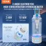 Hydrogen Water Bottle Generator, 380 ml/ 379.9 g Capacity Portable Hydrogen Water Maker, SPE Technology Hydrogen Rich Water Ioni