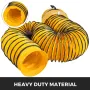25FT(8m) PVC Flexible Duct Hosing 12inch with An Extra Storage Bag extraction flexible ducting flexible duct25 flexible vent duc