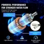 Solar Water Pump, 12V DC 120W Submersible Deep Well Pump, Max Flow 12 L/min(3.2 GPM), Max Head 70m/230 ft, Max Submersion 30m/98