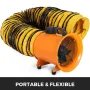 25 ft (8m) PVC Fleksibel kanal, der hører 12 tommer med en