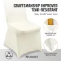 Stretch Spandex Folding Chair Covers, Universal Fitted Chair Cover, Removable Washable Protective Slipcovers, for Wedding, Holid