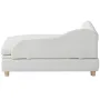 Pet Sofa, Dog Couch for Large-Sized Dogs and Cats, Soft Velvety Dog Sofa Bed, 110 lbs Loading Cat Sofa, White