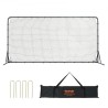Soccer Rebounder Net, 12x6FT Iron Soccer Training Equipment, Sports Football Training Gift with Portable Bag, Volleyball