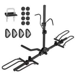 Hitch Mount Bike Rack, 2-Bike Platform Style, 80 LBS Max Capacity Bike Rack Hitch for 1.25-/2-inch Receiver, Titling and