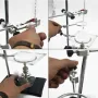 60 cm laboratorie stativ metalware sæt understøtter kondensator
