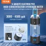 Hydrogen Water Bottle Generator, 230 ml/ 229.6 g Capacity Portable Hydrogen Water Maker, SPE Technology Hydrogen Rich Water Ioni