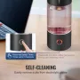 Hydrogen Water Bottle Generator, 230 ml/ 229.6 g Capacity Portable Hydrogen Water Maker, SPE Technology Hydrogen Rich Water Ioni