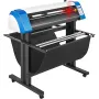 34-tommer semi-automatisk kontur vinylskærer plotter manuel