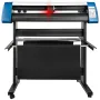 34-tommer semi-automatisk kontur vinylskærer plotter manuel