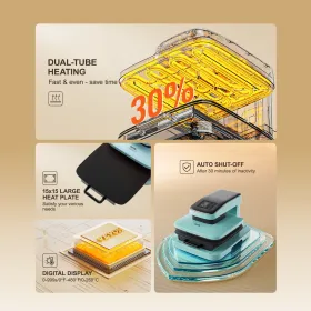 Clear Table Cover Protector, 12 "X12"/305 x 305 mm borddæksel, 1,5 mm tyk PVC -plastikdug, vandtæt desktop