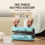 Auto Heat Press Machine Kit Tumbler Press 2-i-1, 15 x 15 i