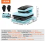 Auto Heat Press Machine Kit Tumbler Press 2-in-1, 15 x 15 in/38.1 x 38.1 cm Smart T Shirt Press Machine with Auto Release, Tumbl