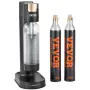 Sparkling Water Maker, Soda Maker Machine for Home Carbonating, Seltzer Water Starter Kit with BPA-free 1L PET Bottle, 2 CO2 Cyl