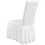 Stretch Spandex Folding Chair Covers, Universal Fitted Chair Cover with Skirt, Removable Washable Protective Slipcovers, for Wed