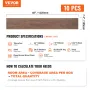 Interlocking Vinyl Floor Tiles 1220 X 185 mm, 10 Tiles 5.5mm Thick Snap Together, Deep Brown Wood Grain DIY Flooring for Kitchen