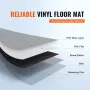 Selvklæbende vinylgulvfliser 12 x 12 tommer, 50 fliser 1,5 mm
