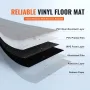 Self Adhesive Vinyl Floor Tiles 390 x 23.6 inch, 1.5mm Thick Peel & Stick, White Marble Texture DIY Flooring for Kitchen, Dining