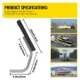 Boat Trailer Guide On, 24 ", One Pair Trailer Pontoon Bunk