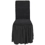 4 stk. Sort stretch spandex klap stol covers, universal
