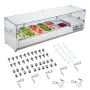 Bordplade kølet salat pizza prep station 155 W glasvagt CE