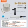 Akvarium vakuum grusrenser, 25 ft PVC slange fisk tank vakuum