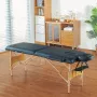 Bærbar massage tabel 24 "W, 2 foldning letvægtsmassagebord