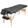 Portable Massage Table 24" W, 2 Folding Lightweight Massage Table, 8-Level Height Adjustable Salon Tattoo Bed, Spa Table with He